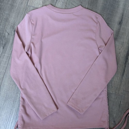 Stitch sweater, pink, size 134 cm, 10 years