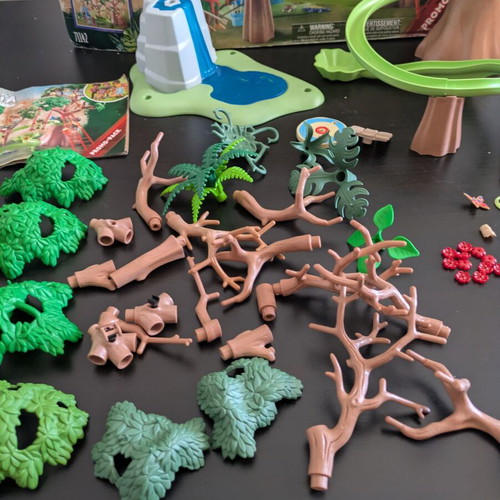 Playmobil Wiltopia Tropical Jungle Playground set used with box and instructions
