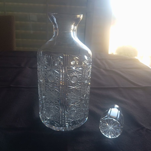 Crystal decanter, vintage