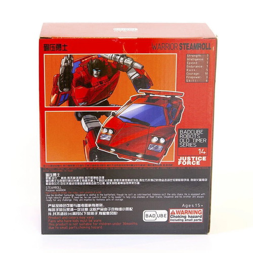 Transformers BadCube OTS-14 Warrior Steamroll new with box and accessories