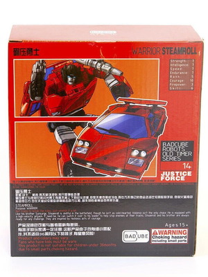 Transformers BadCube OTS-14 Warrior Steamroll new with box and accessories