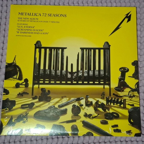 Metallica 72 Seasons Limited Athens Blue/White Edition 2LP Vinyl new