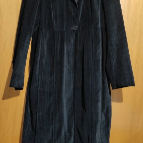 Vintage corduroy women's coat black XL like new Milk & Honey London