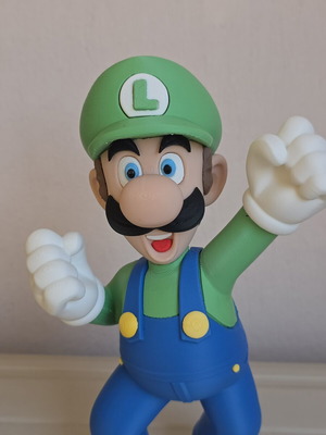 Luigi Super Mario 3D figure made with premium PLA