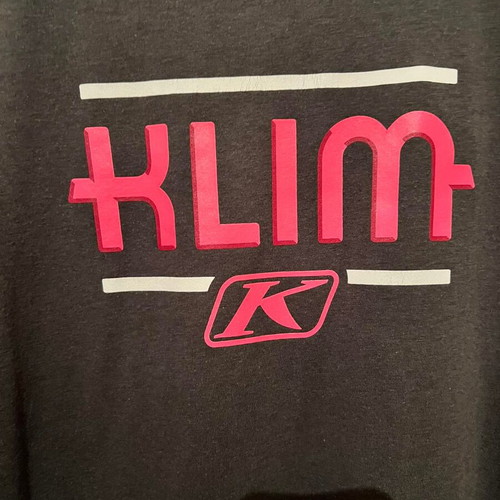 Klim women's blouse Small grey with fuchsia like new