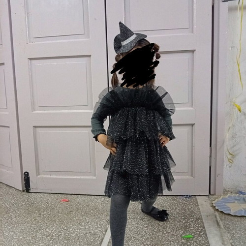 Children's witch costume with white headband Zara Kids 4 years new