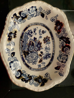 Πιάτο Mason’s Ironstone Sapphire 30 εκ. σαν καινούργιο
