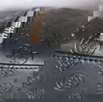  Μαύρο δερμάτινο  backpack Guess