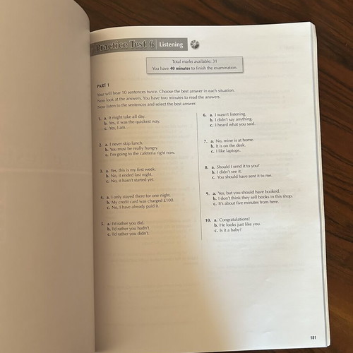 Nocn Level C2 English Preparation Book used