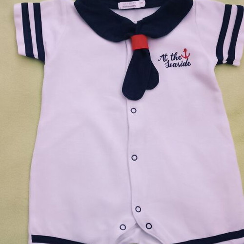 Mini Raxevsky baby romper 9 months like new, sailor style