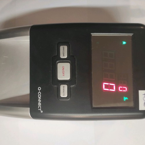 Q connect banknote authenticity detector used