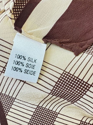 Φουλάρι Ara με μετάξι και принт 24x108 εκ σαν καινούργιο