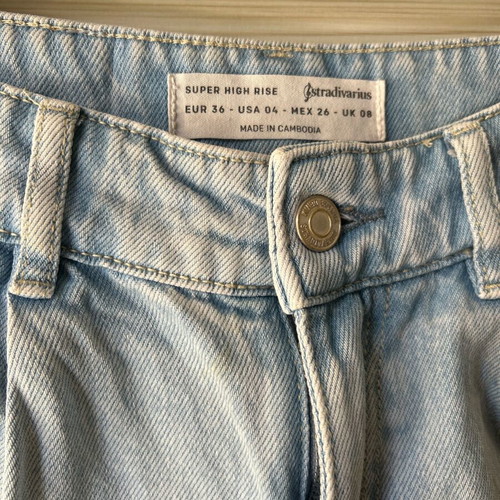 Stradivarius denim shorts like new, high waist, size S