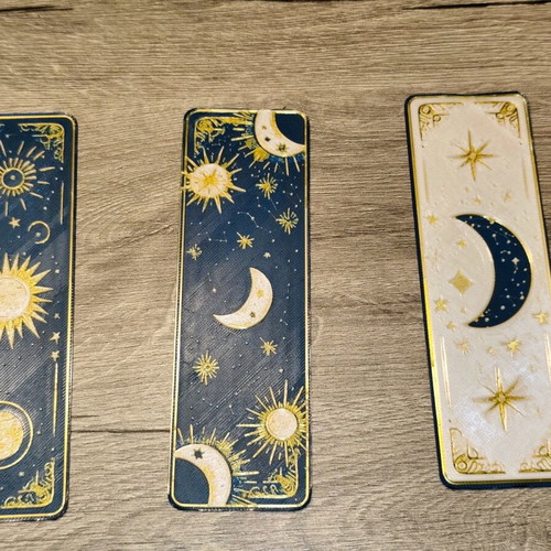 Celestial bookmarks set new, 3 pieces