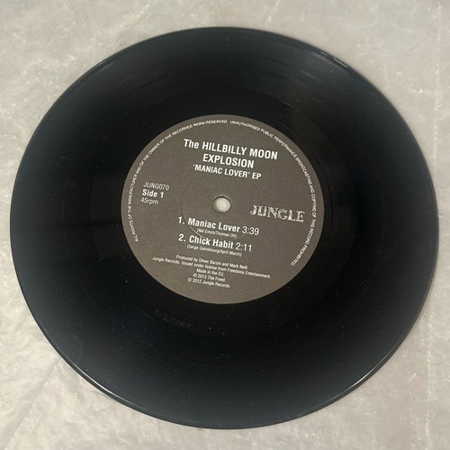The Hillbilly Moon Explosion Maniac Lover Vinyl 7” EP like new
