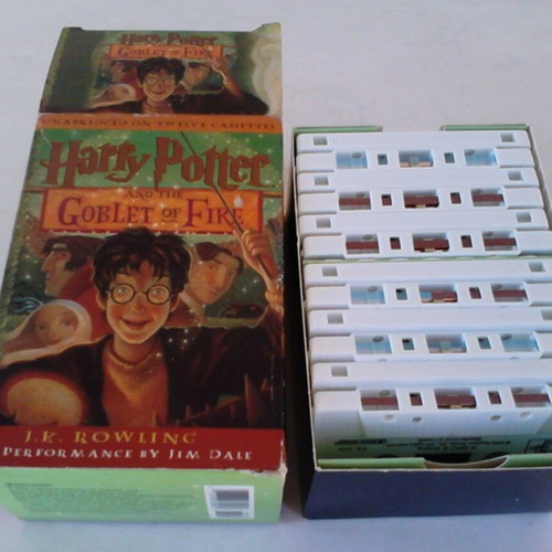 Harry Potter and the Goblet of Fire Audiobook 12 Cassettes, like new