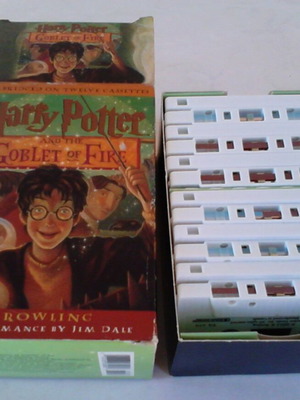 Harry Potter and the Goblet of Fire Audiobook 12 Cassettes, like new
