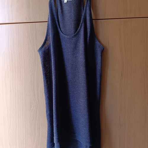 Women's blouse Miss Fiori navy blue like new, size M