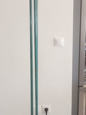 Vintage floor lamp 180cm with dimmer used