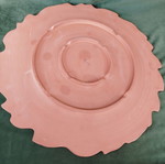 Ceramic serving platter "Lemon Leaf" like new