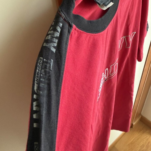 DKNY men's red blouse size large used