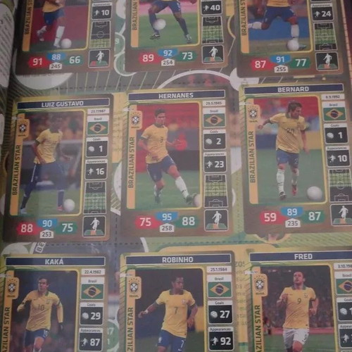 Panini Football Stars World Cup 2014 sticker collection with Messi Neymar