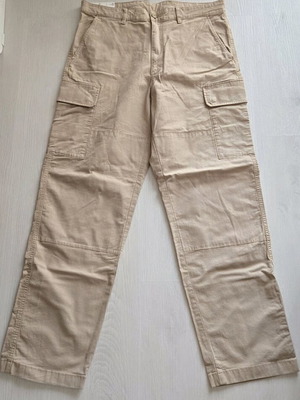 Uniqlo men's pants 100% cotton new, size L, beige