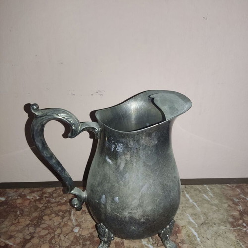 Vintage επαργυρωμένη κανάτα νερού μεταχειρισμένη