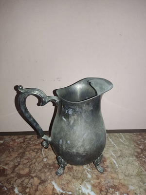 Vintage επαργυρωμένη κανάτα νερού μεταχειρισμένη