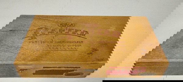 Vintage Ξύλινο Κουτί Πούρων Panter - H.J. van Schuppen, Veenendaal - Ολλανδία