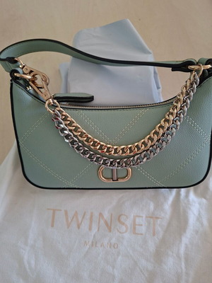Twinset Milano shoulder bag used, mint color