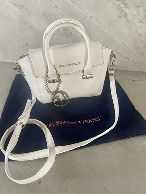 Trussardi Jeans Mini Satchel White Edition like new
