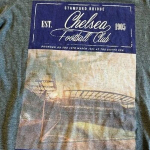 Chelsea Fan Tshirt used, size Small