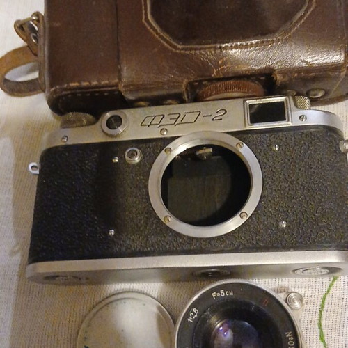 Soviet FED 2 camera 35mm used, 1948, M39 lens