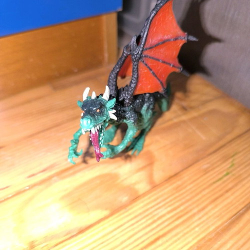 Chap Mei Green Winged Dragon figure like new