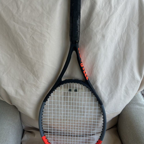 Wilson Blade 100 and Wilson Clash 120 tennis rackets used