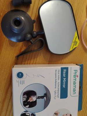 Prémaman Central Mirror new, 360° rotation for baby safety