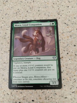 Magic the Gathering Mowu, Loyal Companion κάρτα καινούργια