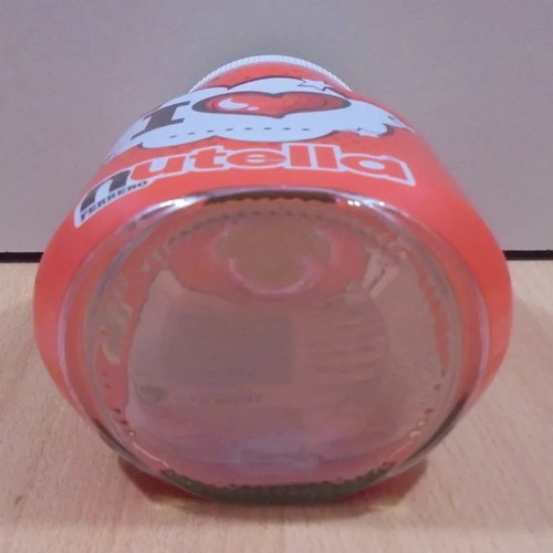 Nutella old collectible glass jar like new