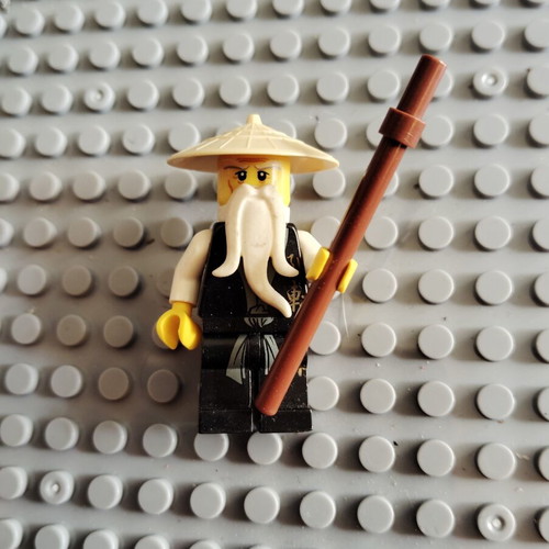 Lego Ninjago Master Wu minifigure used