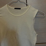 Sisley long-sleeve blouse white new, size small