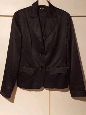 Hype satin women's jacket like new, black, size L