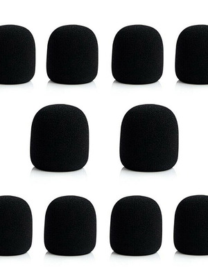 Microphone Windshield Sponge Pop Filter new, black