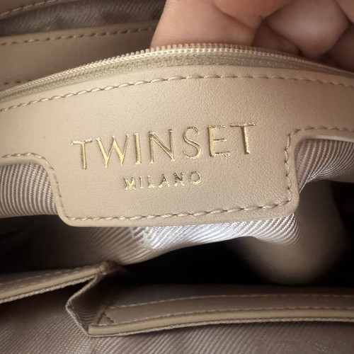 Twinset Milano Lila shoulder bag, beige