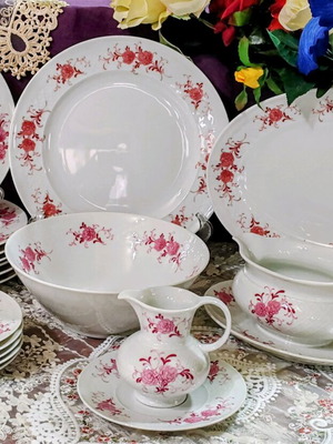 Dinnerware Seltmann Weiden Bavaria Annabell porcelain set for 6 new
