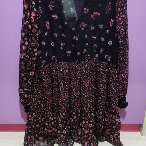 Desigual floral dress Medium new with tags, chiffon, colorful