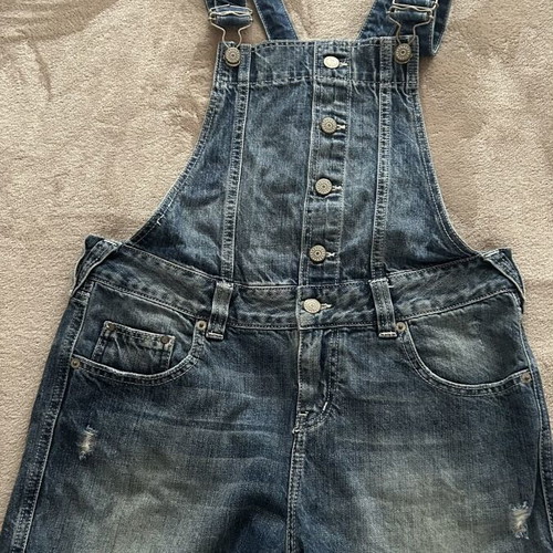 Staff jeans no27 vintage distressed denim overalls