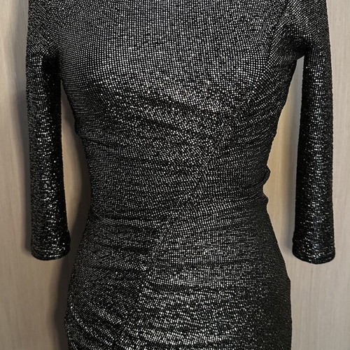 Zara dress new, black and gold