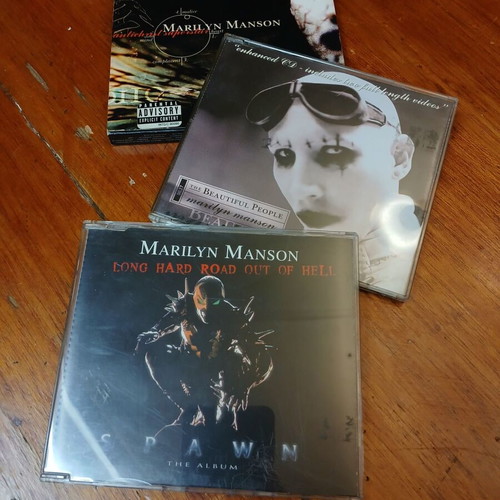 Marilyn Manson CDs used, collection of 3 items