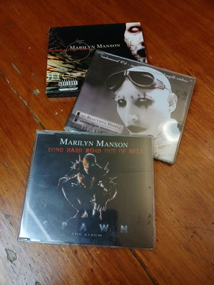 Marilyn Manson CDs used, collection of 3 items